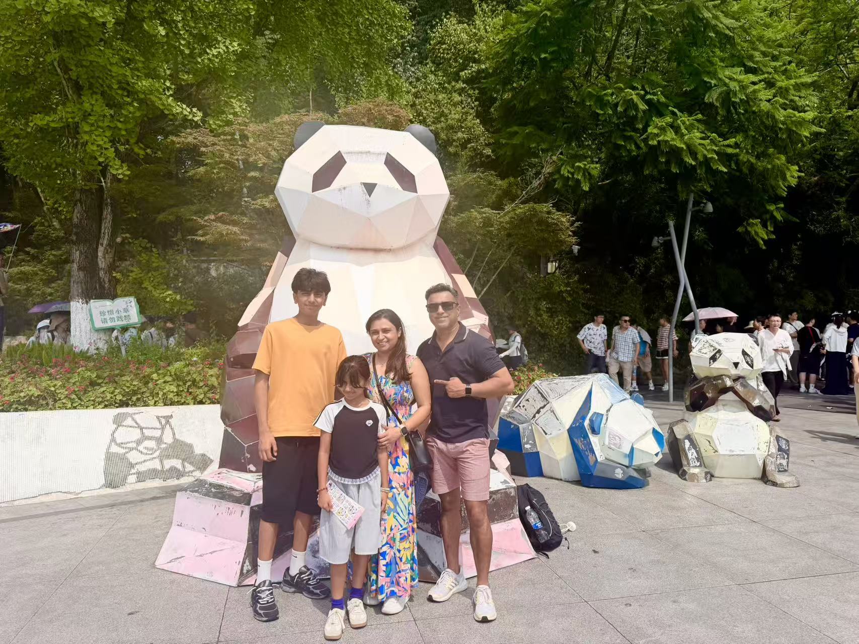 Happy travellers